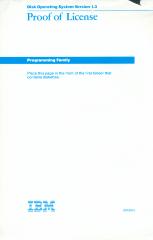 Assorted DOS 3.30 Papers