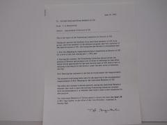 Memo: "Appointment of Director of ICR"