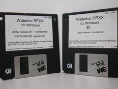 Waterloo REXX for Windows Alpha Release B1 - 2 diskettes
