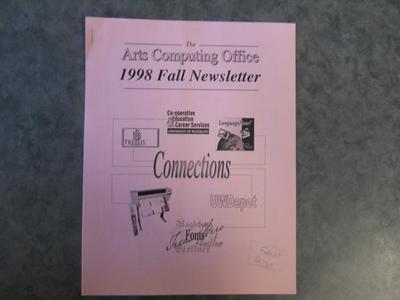 Arts Computing Office 1998 Fall Newsletter