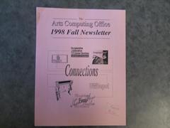 Arts Computing Office 1998 Fall Newsletter
