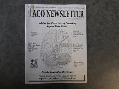 Arts Computing Office Newsletter Spring 1995 edition