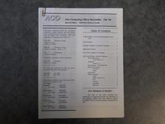 Arts Computing office Newsletter Fall '90 Special Edition- WATSTAR Software Guide