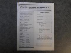 Arts Computing Office Newsletter Fall '91