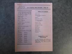 Arts Computing Office Newsletter Winter '89