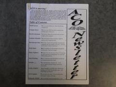 Arts Computing Office Fall 1995- Light Edition Newsletter