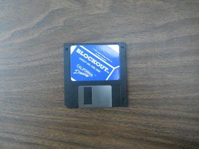 BlockOut Official floppy disk