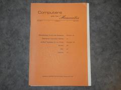 Computers and the Humanities