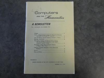 Computers and the Humanities Vol. 2, No. 3, January 1968