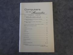 Computers and the Humanities Vol. 4, No. 2, November 1969