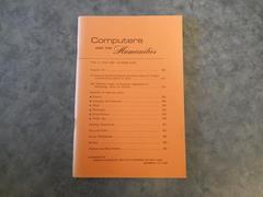 Computing and the Humanities Vol. 2, No. 5, May 1968