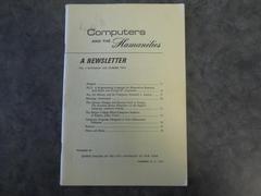 Computers and the Humanities Vol. 2, No. 3, January 1968