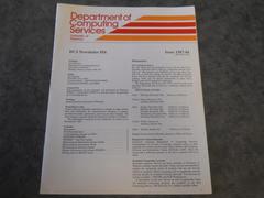 Department of Computing Services Newsletter #56 