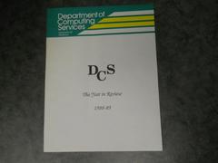 Department of Computer Services 1988/1989 - The Year in Review
