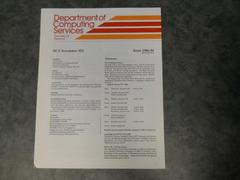 Department of Computer Services Newsletter #52