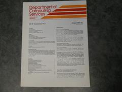 Department of Computer Services Newsletter #53