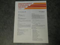 Department of Computer Services Newsletter #51