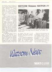 WATCOM News Winter 1985