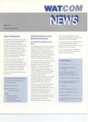 WATCOM News 1990 Vol. 1