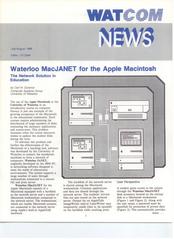 WATCOM News July/August 1986