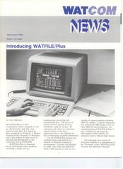 WATCOM News March/April 1986