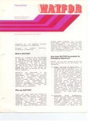 WATFOR Newsletter